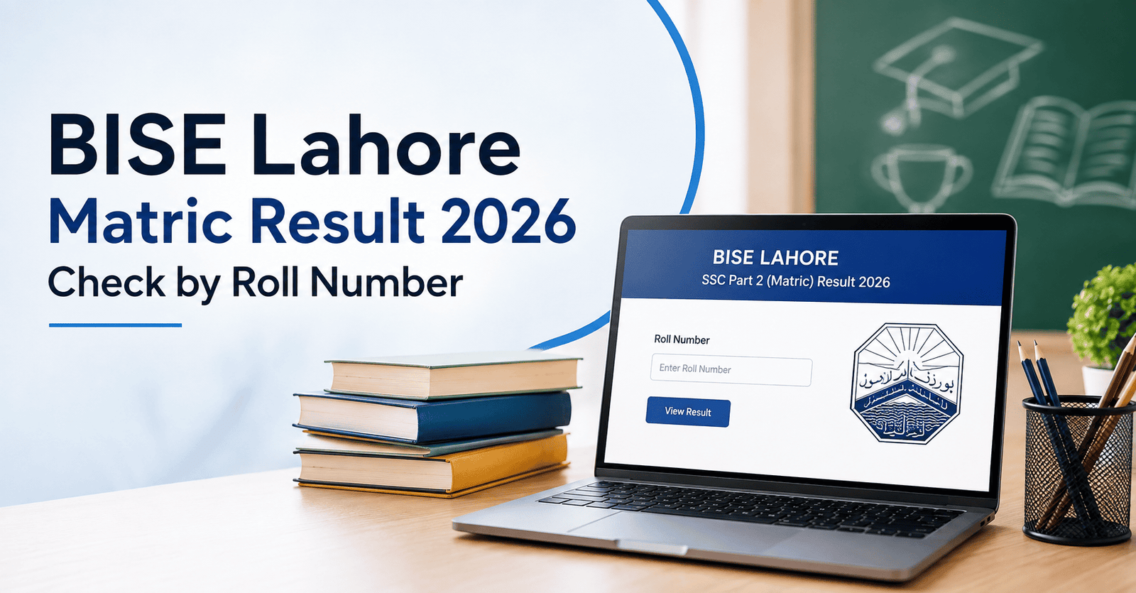 BISE Lahore Matric Result 2026 check online by roll number