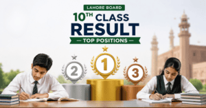 BISE Lahore matric position holders 2026 list