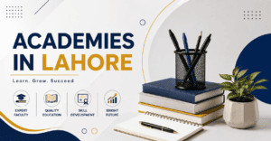 Students attending one of the well known academies in Lahore