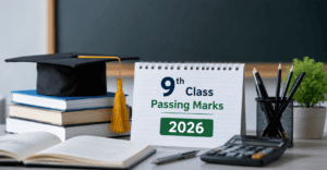 Student checking 9th class passing marks 2026 requirements